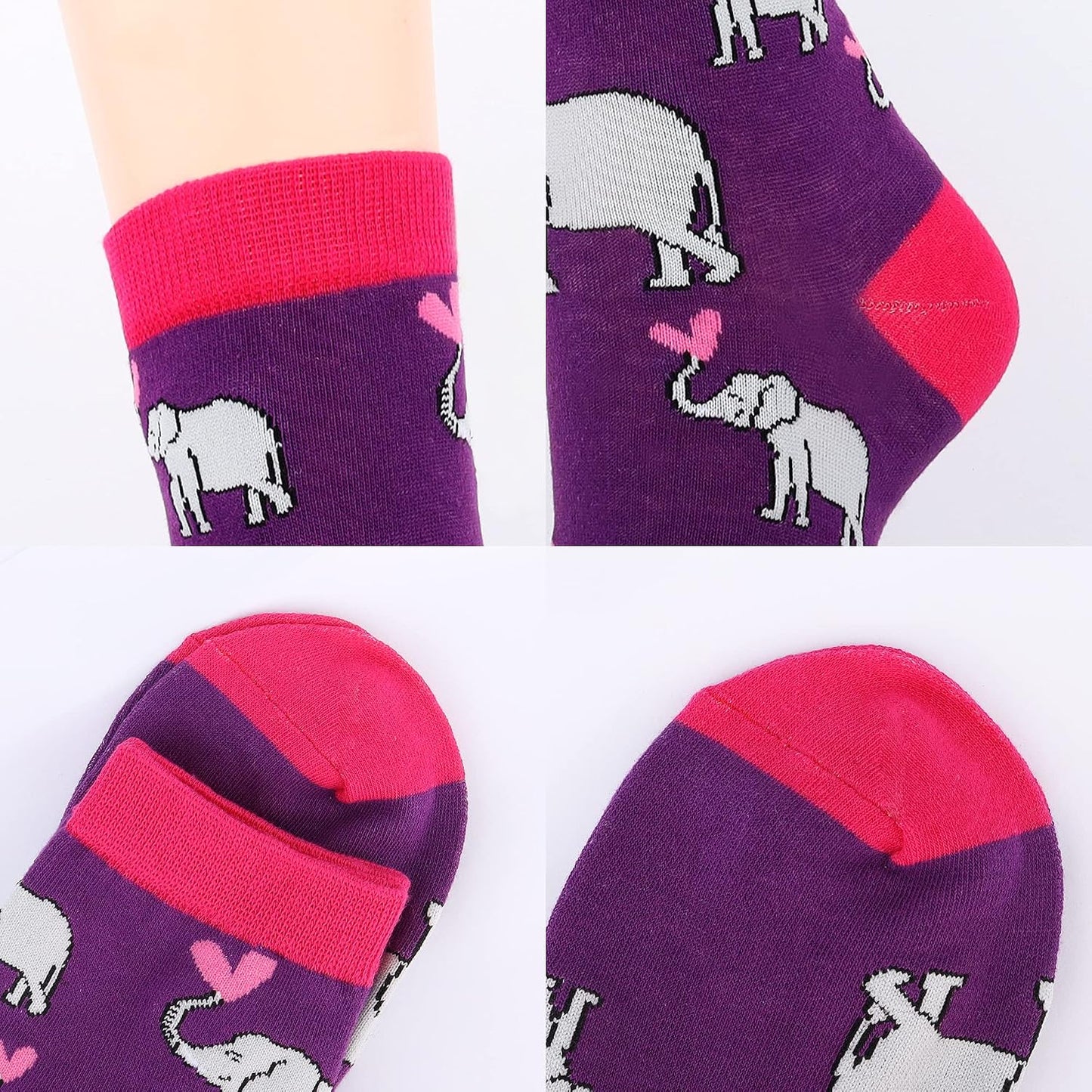 Jeasona Cute Cat Gifts for Women Animal Cat Socks Wife Mom Girlfriend Daughter