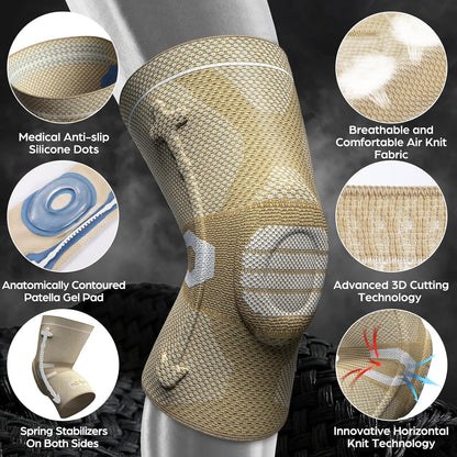 NEENCA Professional Knee Brace, Medical Knee Support for Women & Men Relief