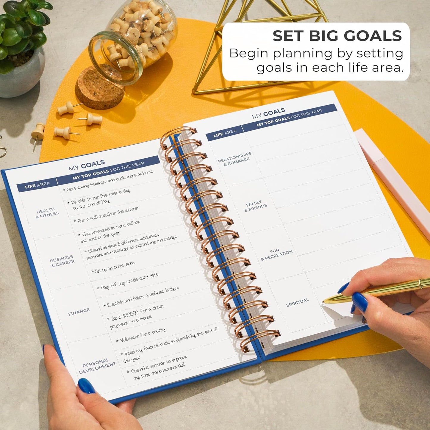 Clever Fox Planner 2nd Edition – Colorful Weekly & Monthly Goal Planner, Time Management & Productivity Organizer, Undated, A5 (Dark Teal)