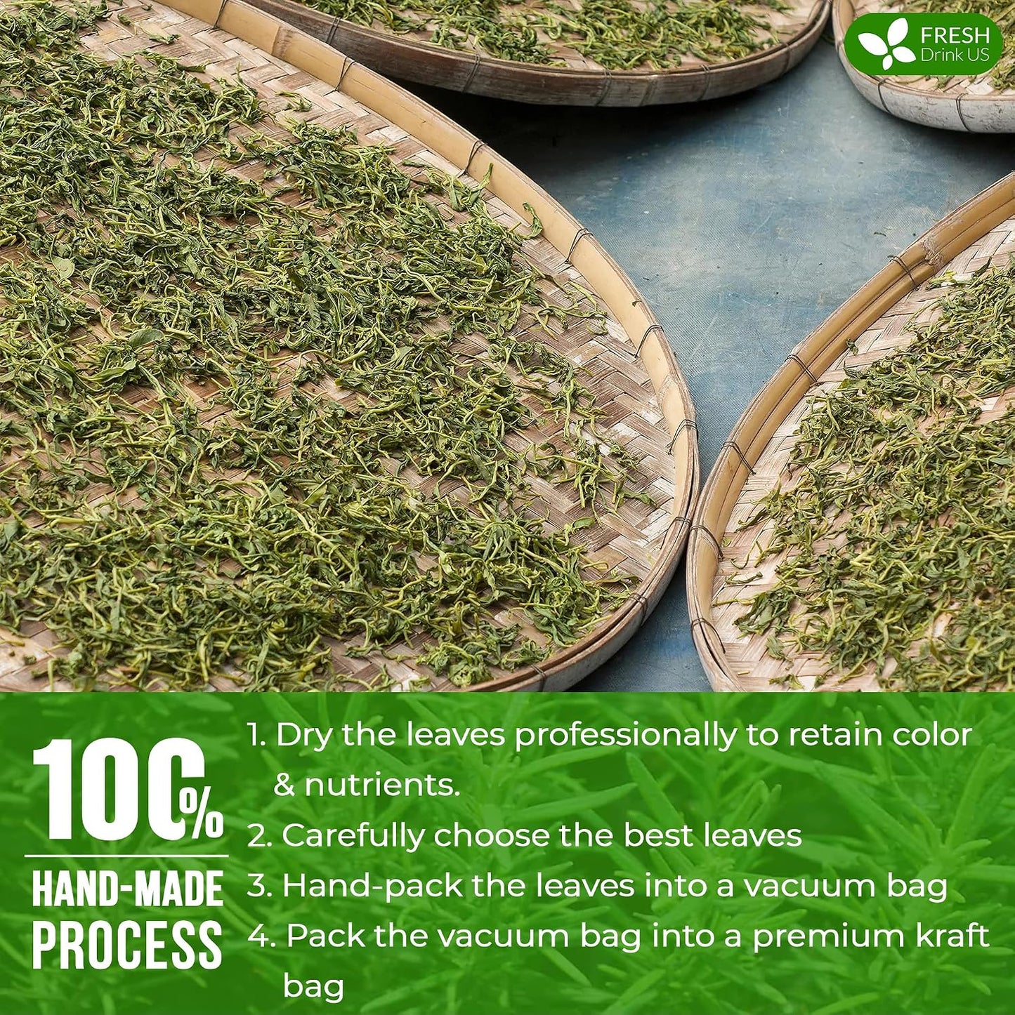 FreshDrinkUS, Premium 60 Chamomile Lavender Tea Bags, Calming Herbal Blend Strong Support for Relaxation & Better Sleep | Naturally Caffeine-Free Bedtime Tea with Soothing Floral Aroma, 100% Natural, Hand-made No Sugar/ Caffeine/ Gluten, Vegan - Colors C