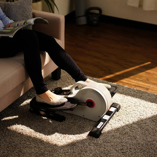 Sunny Health & Fitness Under Desk Pedal Elliptical Machine Leg Exerciser