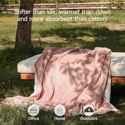 GOTCOZY Heated Throw Blanket, 50''X60'' - Soft Silky Plush Electric Blanket with 4 Heating Levels & 3 Hour Auto Off, ETL Certified, Machine Washable (Grey)