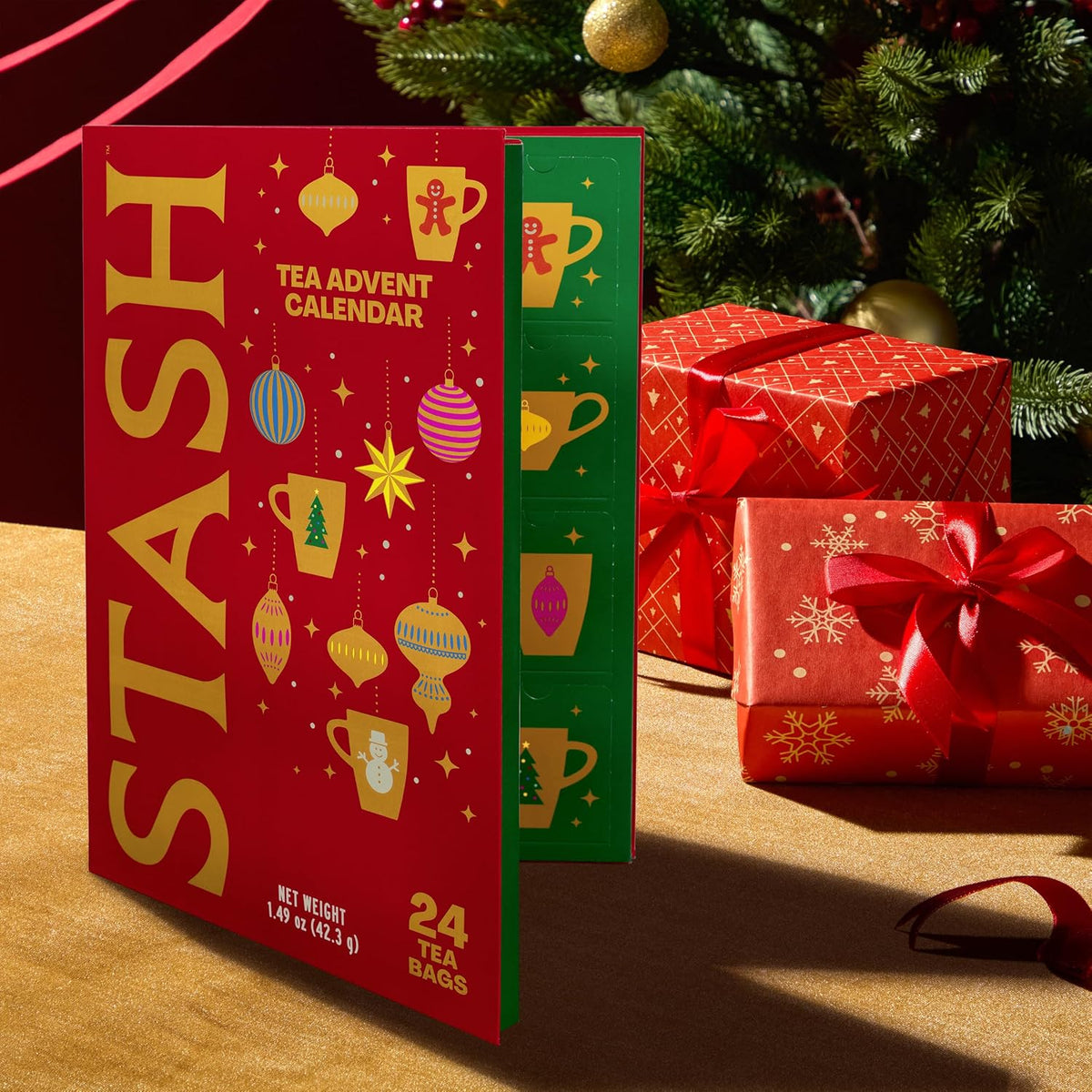 STASH Tea Advent Calendar 2026, 24 Bags, Black, Green & Herbal Teas