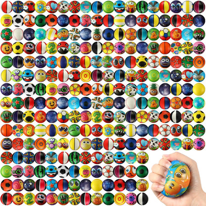 Shappy Mini Foam Balls Bulk 2.5 Inch for Party Favors, 204 Pcs, Stylish
