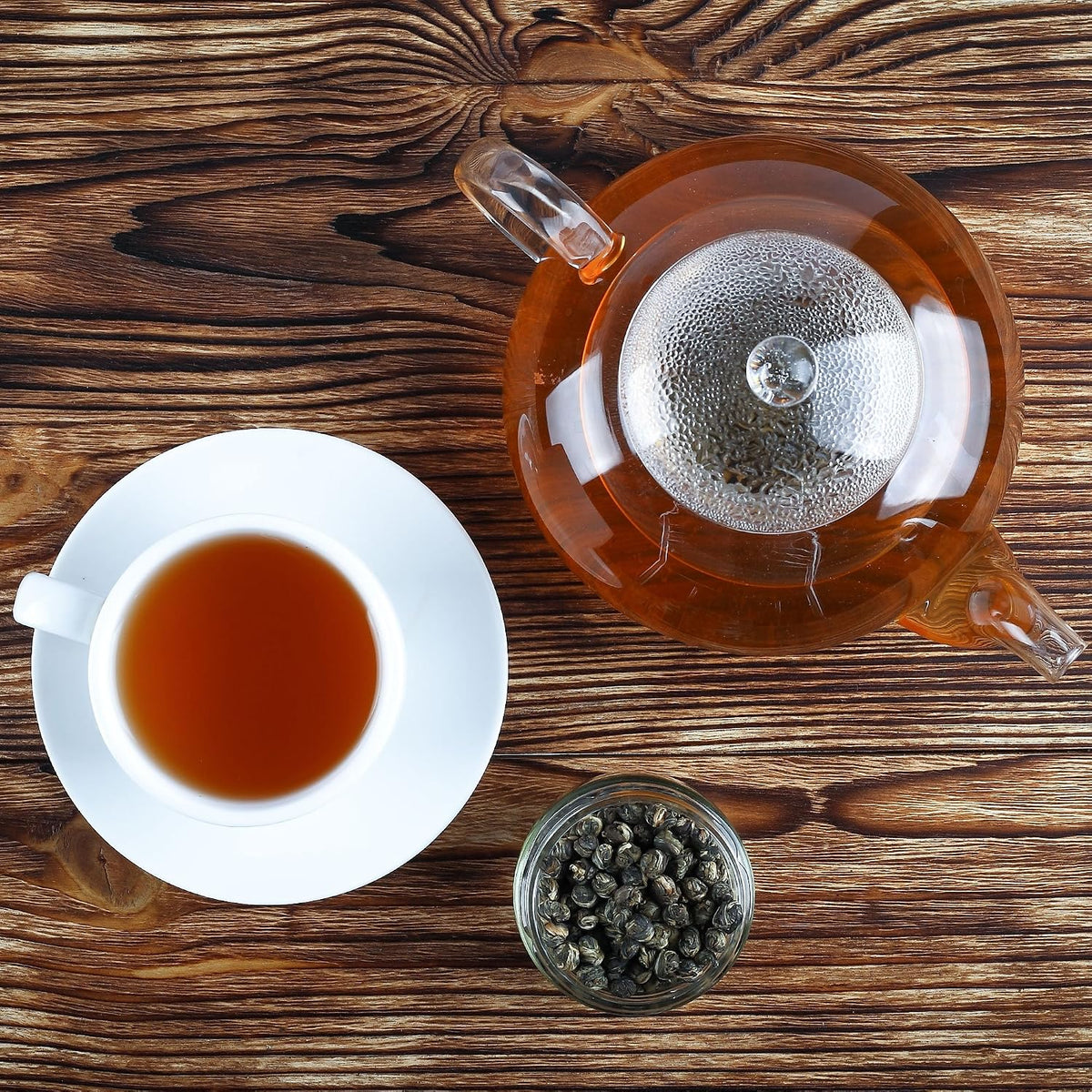 Tealyra | Imperial Jasmine Dragon Pearls Green Tea, 220g (8 oz)