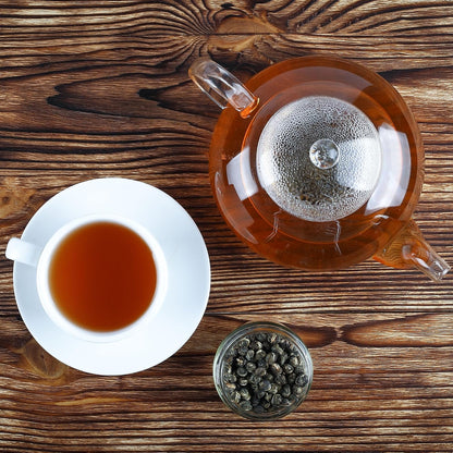 Tealyra | Imperial Jasmine Dragon Pearls Green Tea, 220g (8 oz)
