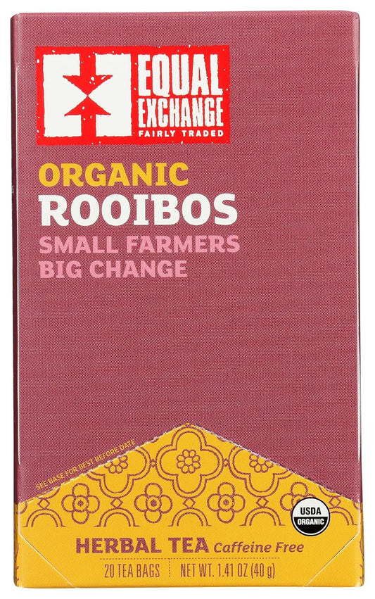 Equal Exchange, Tea Rooibos Organic, 20 Count