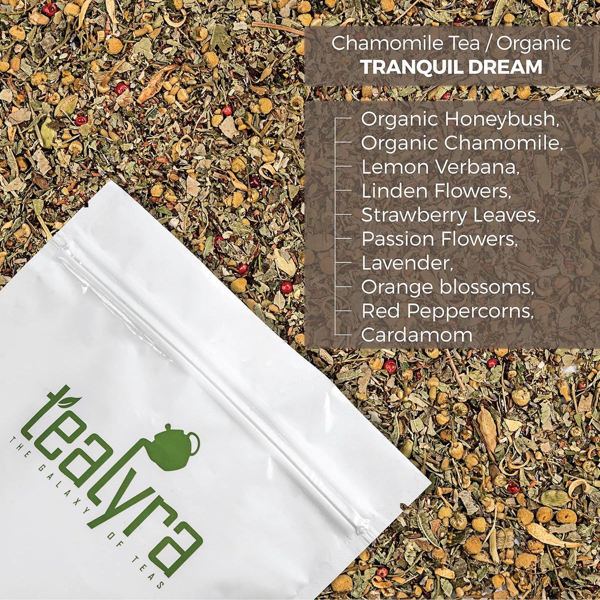 Tealyra | Tranquil Dream Loose Leaf Herbal Tea, 110g (4 oz)