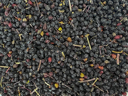 U.S. Wellness Naturals Elderberries – 1lb (Real Wild Harvest) | 100% USDA Certified Organic | Bulk Black Dried Elderberry | for Making Elder Syrup, Gummies, Tea - Raw Vegan Sambucus Nigra