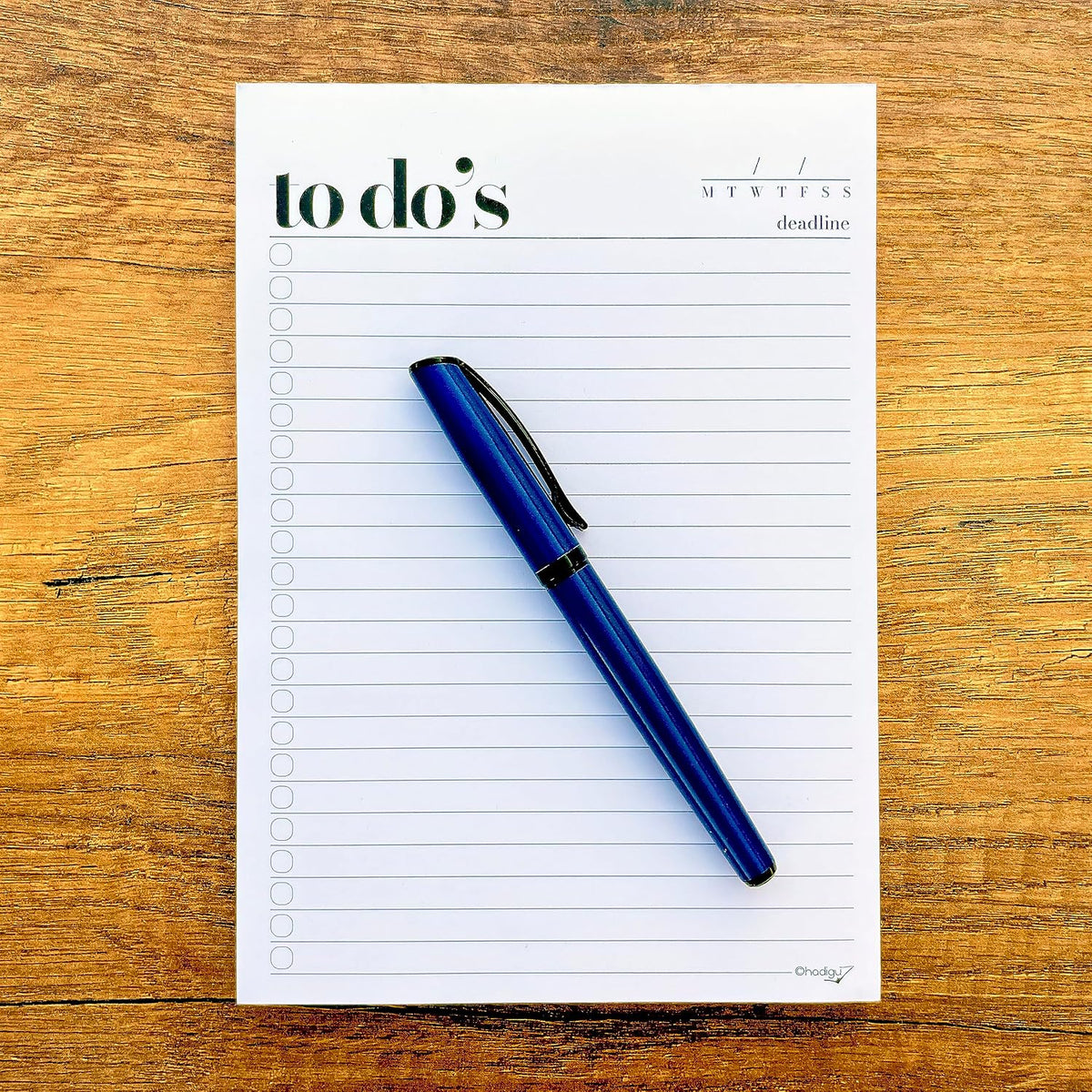 To Do List Notepad - 2 Pack, A5 Size (8.3"x5.8") Premium Thick Paper With Cardboard Back Support, Undated Daily Planner Notepad, Daily To Do List Notebook, Ruled Pages, Checkboxes, Deadline Column.