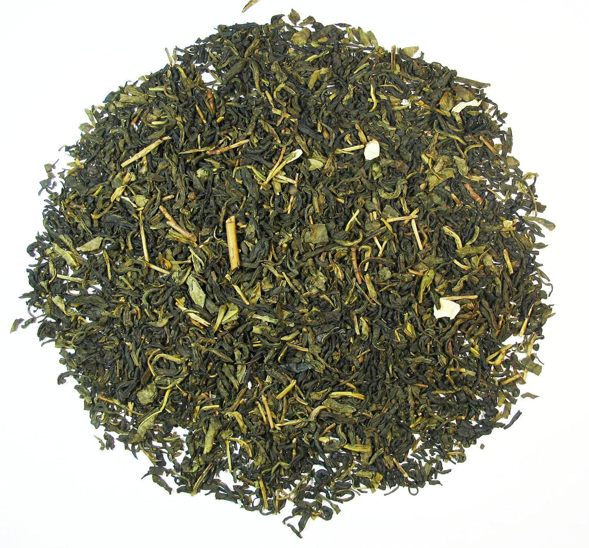 Greenhilltea Decaf Jasmine Green Tea, Green Tea CO2 naturally processed Caffeine-Free Tea - 8 Oz Bag