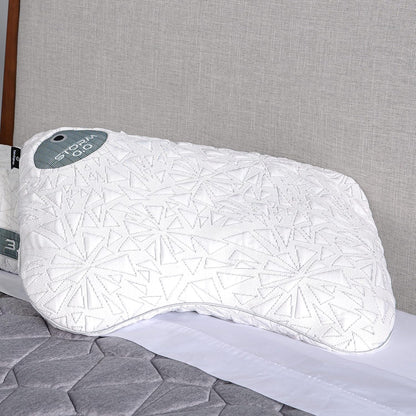 Bedgear Storm Performance Pillow, 1.0 Cooling Pillow for Side Sleepers, Medium Firm Support, Ver-Tex Cooling Cover, Air-X Mesh, Washable