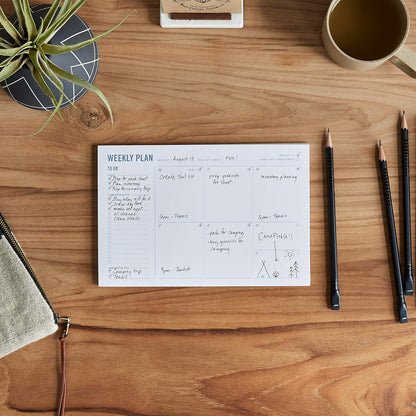 Grocery List Magnet Pad for Fridge - 6 x 9" - Grocery Shopping Checklist Notepad with Categories - 50 Sheets