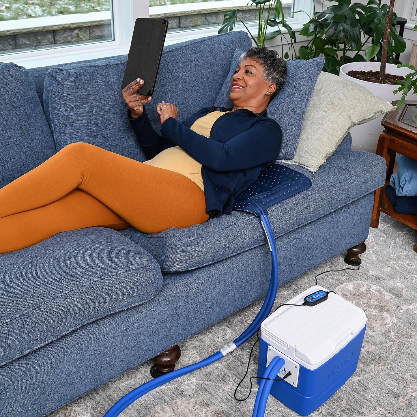 Polar Active Ice 3.0 Cold Therapy Ice Machine System with Programmable Timer, Shoulder Compression Pad, Lightweight 9 Quart Cooler Freeze Kit, Quiet Pump, Strong Cryotherapy Pain Relief Treatment