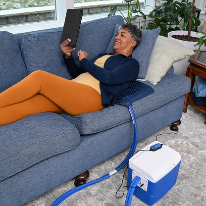 Polar Active Ice 3.0 Cold Therapy Ice Machine System with Programmable Timer, Shoulder Compression Pad, Lightweight 9 Quart Cooler Freeze Kit, Quiet Pump, Strong Cryotherapy Pain Relief Treatment