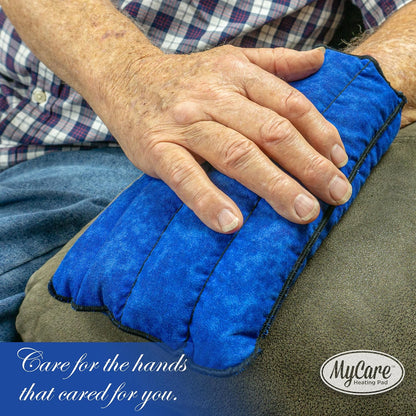 MyCare® Microwavable Heating Pad & Cold Therapy Glove - Moist Heat and Cooling Relief for Arthritis, Stiffness, Soreness, Trigger Finger - Natural Therapy Mitt for Small to Medium Hands